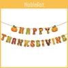 Thanksgiving Banner Set With Paper Letters For Fall Party Decor And Event Setup
