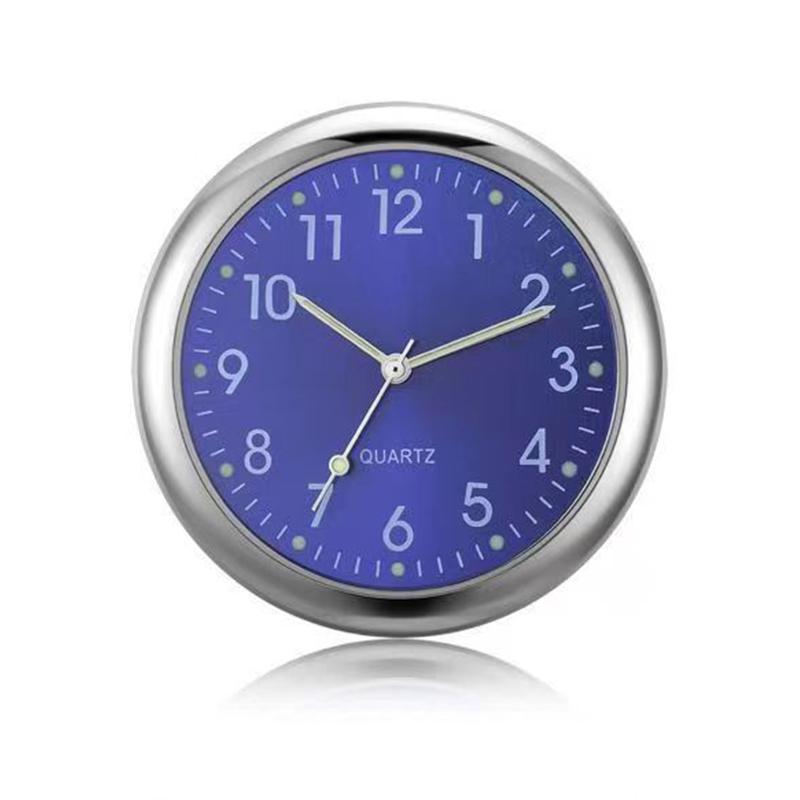 Orologio per Automobile Cruscotto Orologio per Auto Decorazione Interna Orologio Mini Portatile Decorazione Luminoso Orologio Analogico Ornamenti Per Auto