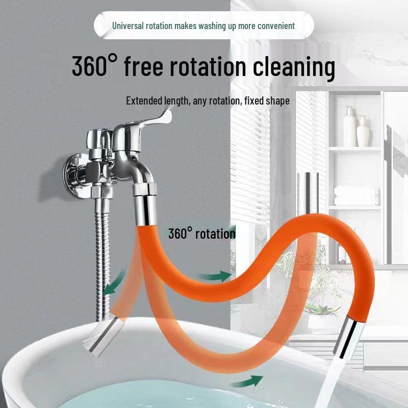 Universal Splash-Proof Faucet Hose Extender