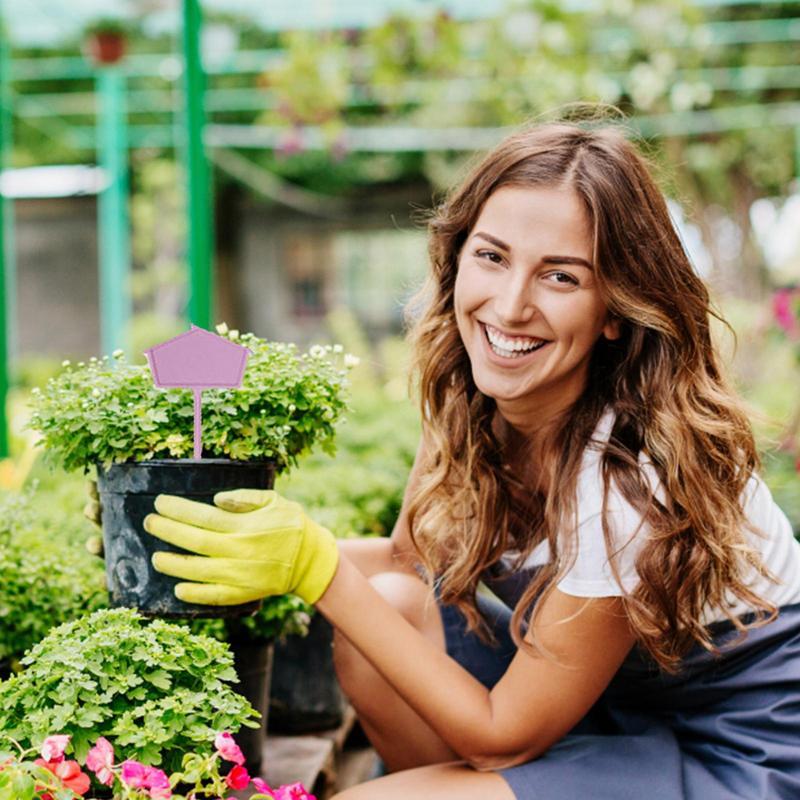 Pflanzenetiketten für den Außengarten Gemüseetiketten Schilder T-Typ 12X Wasserdicht Innen Außen Gartendekoration für Obstbäume