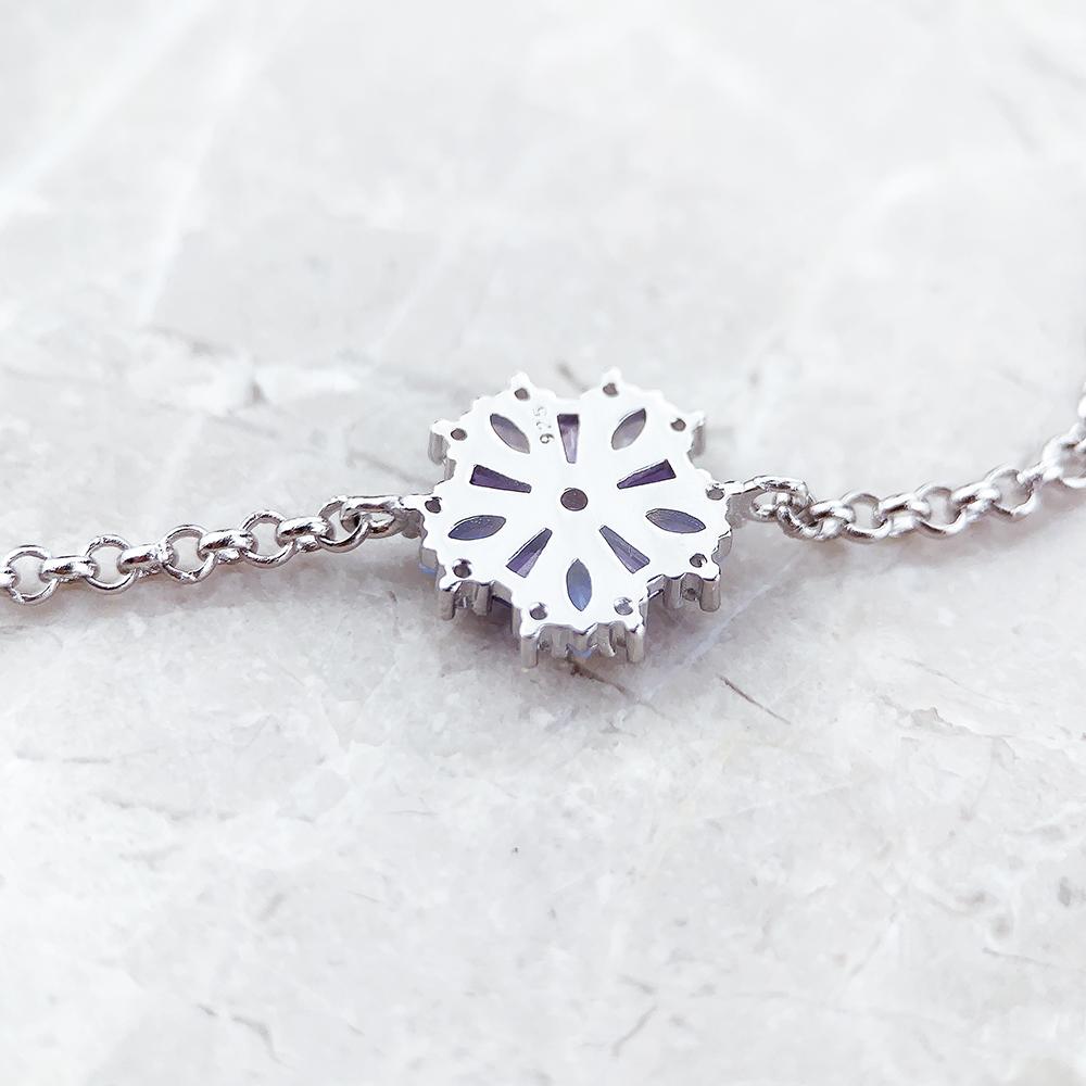 Bracelet Flowers Colourful Stones Spring New Link Chain 925 Silver Jewelry Lucky Gift For Women