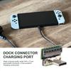 Dock Connector Charging Port USB Type C Socket Compatible for Switch Docking Station Replacement Component Male