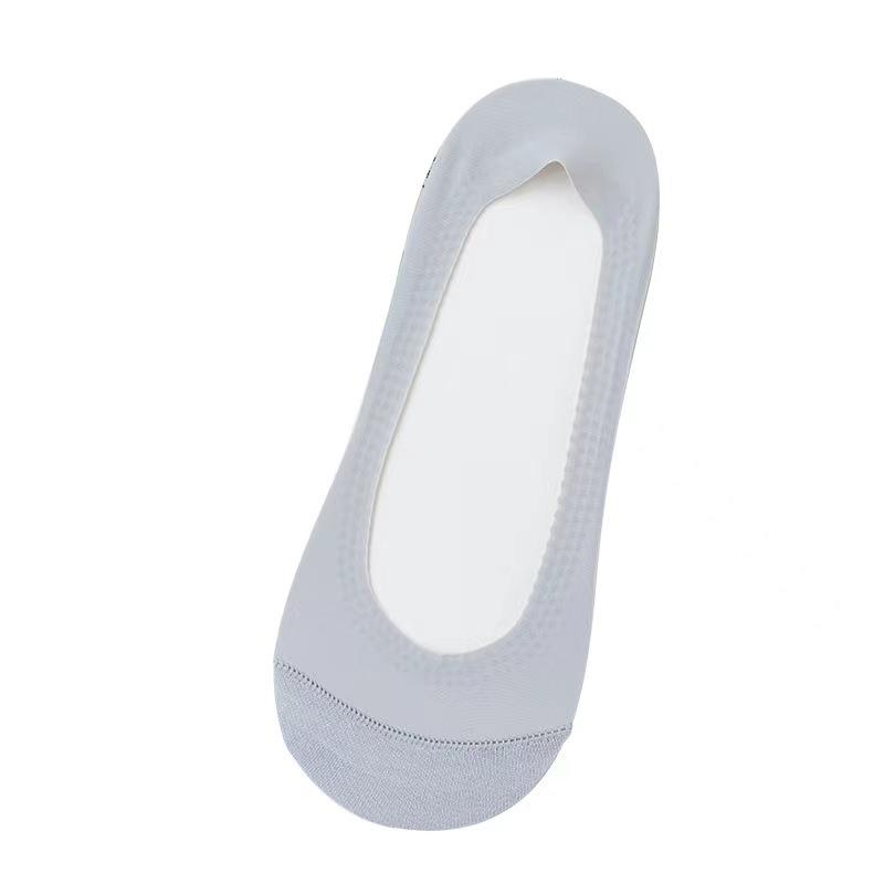 Women's Non-Slip Ice Silk Low-Cut Invisible Socks for High Heels - Summer Thin Boat Style