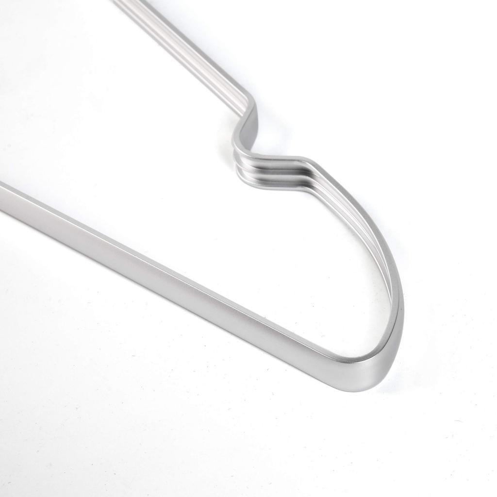 Amber Home Aluminum Aluminum Hangers for Closet Prevents Shape Ultra-Lightweight Hangers, Gold-Colored Storage, Clothes, Suits, T-Shirts, Jackets,