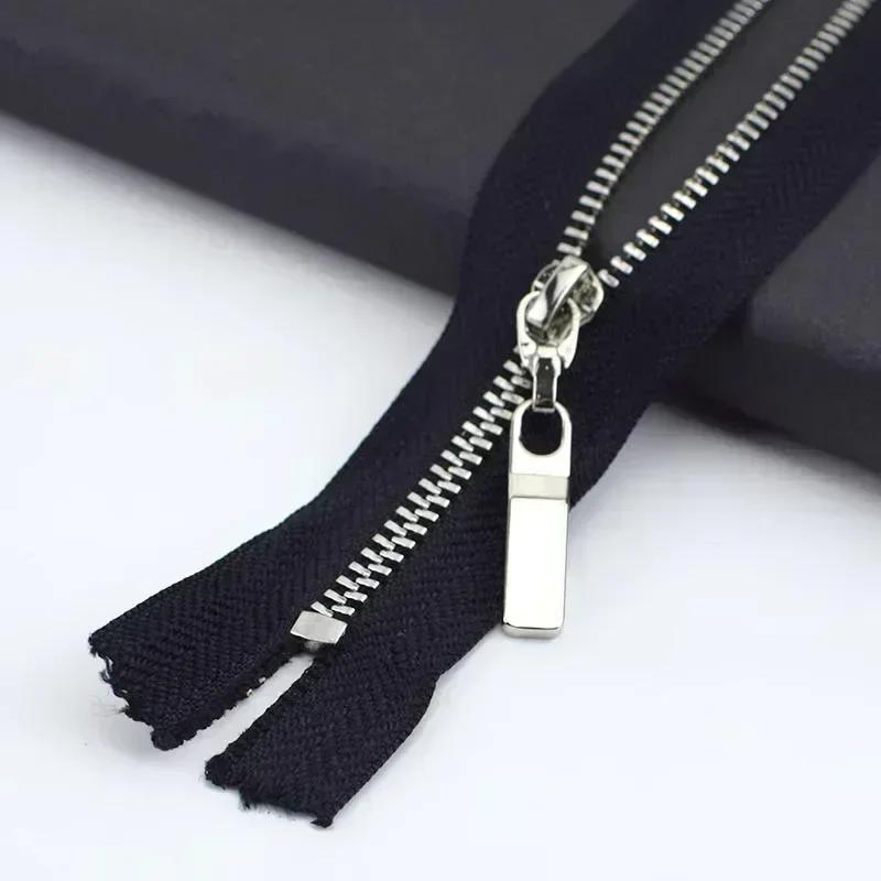 5/10Pcs 3# 15-30cm Close-end Metal Zippers Purse Handbag Zip Closure Decor Zipper for Clothes Pocket Zips DIY Sewing Accessory