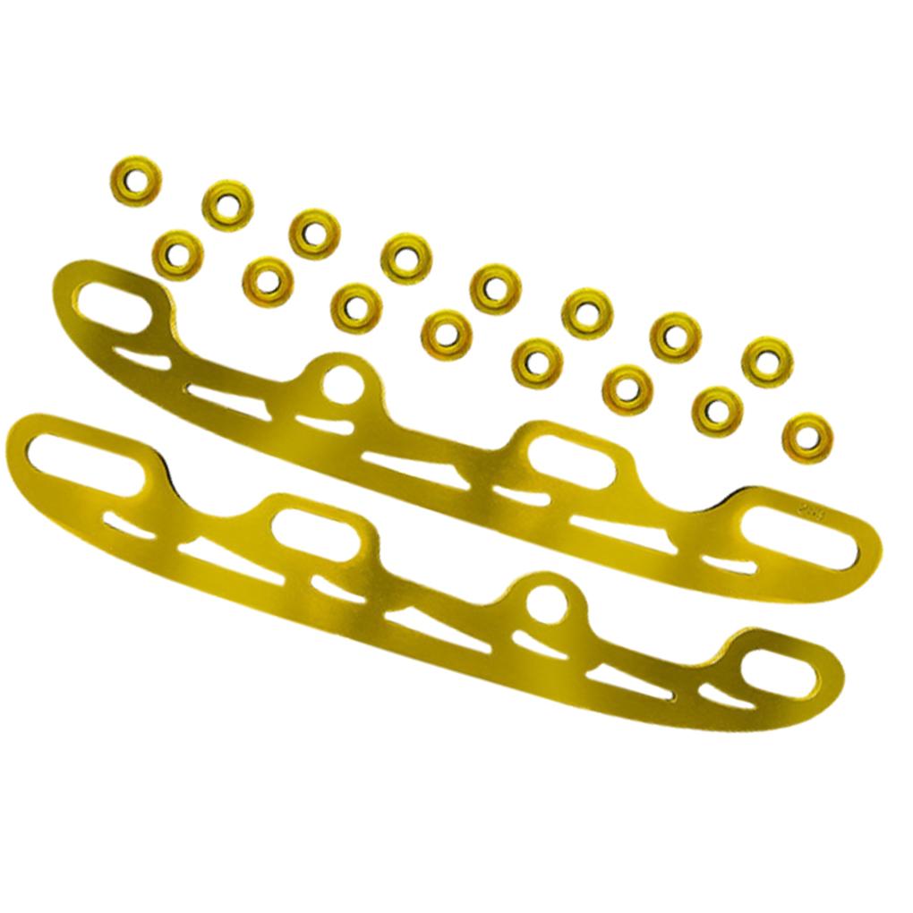Zlaté nerezové nože pro kolečkové hokejové brusle Zvýšený výkon