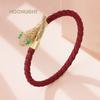 High Quality Snake Head Open Bracelets for Women New Trendy Genuine Braided Leather Bracelet Jewelry Gift Fashion Accessories