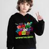 Geometry Dash Hoodie für Kinder Anime Mode Pullover Baby Mädchen Cartoon Jacken Jungen Herbst Kapuzenpullover Kinderkleidung