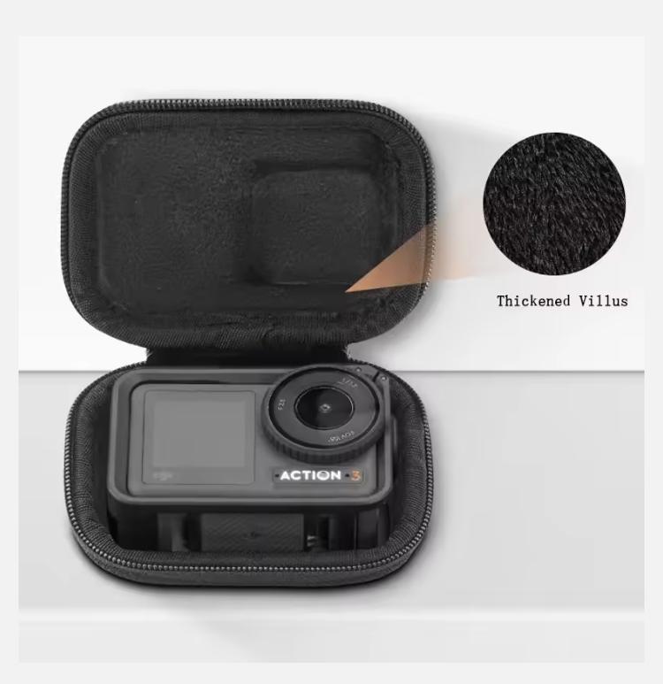 2025 Mini Case Bag for DJI Osmo Action 4 3 GoPro 13 12 11 10 9 8 Sport Camera Accessories Portable Waterproof Protective Storage Bag