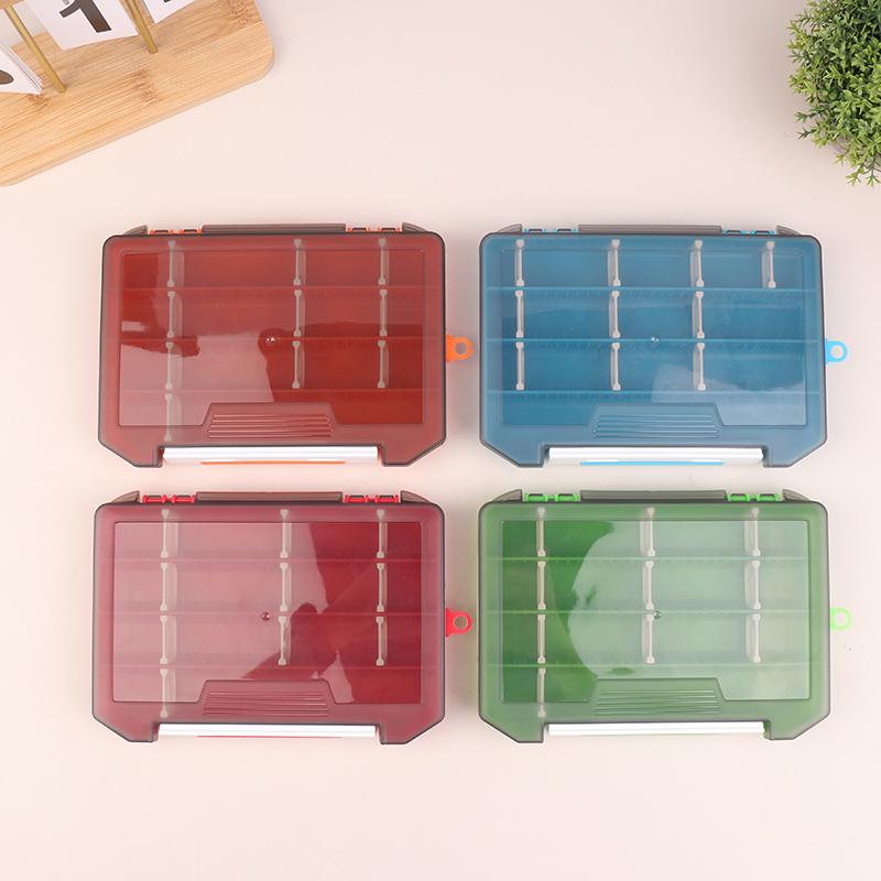 Single Layer Fishing Gear Box Portable Lure Box Fake Bait Soft Bait Box Accessories Box Supplies Parts Storage Box Tool Box