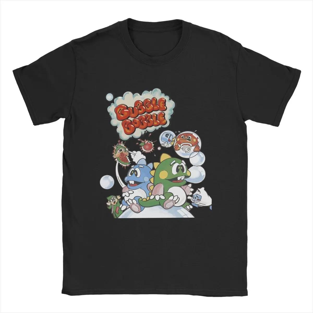 

Мужская футболка Bubble Bobble Game, хлопковая одежда, хипстерские футболки с коротким рукавом и круглым вырезом, футболка с принтом XXXXXL