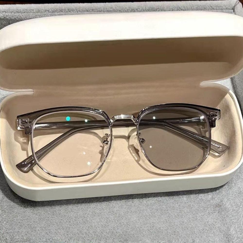 Pochromic Anti Radiation Glasses Eyeglass Eyeglasses for Woman Men Vintage Eyebrow Frame Glasses Fashion Eyewear