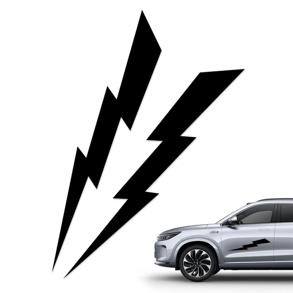 Motorcycle Stickers - Motorcycle Stickers Lightning Bolt Decals | Car Window Stickers, Reflective Car