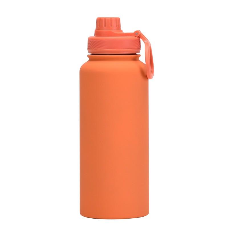 1L Stainless Steel Vacuum Insulated Water Bottle With Wide Mouth Portable Outdoor Sports Travel