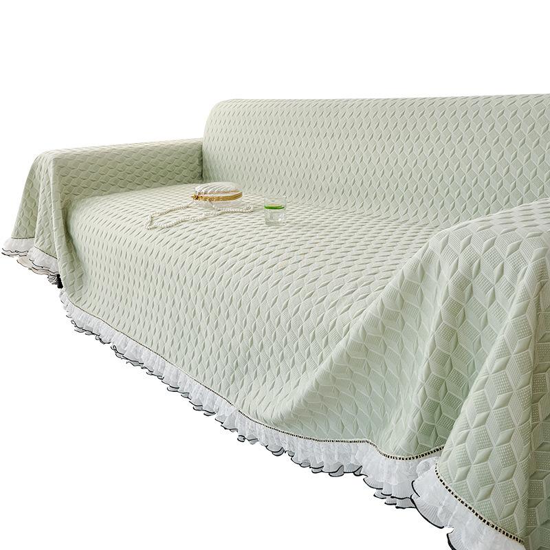 Summer Ice Silk Sofa Towel Cool Yiquan Bag Sofa Cover One Piece Sofa Cover Cloth Cushion Cool and Breathable
