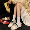 "Blue Cabinet" Milan Travels~ Ballet Style Training Shoes Women's 2025 Spring New Forrest Gump Shoes Casual Sneakers