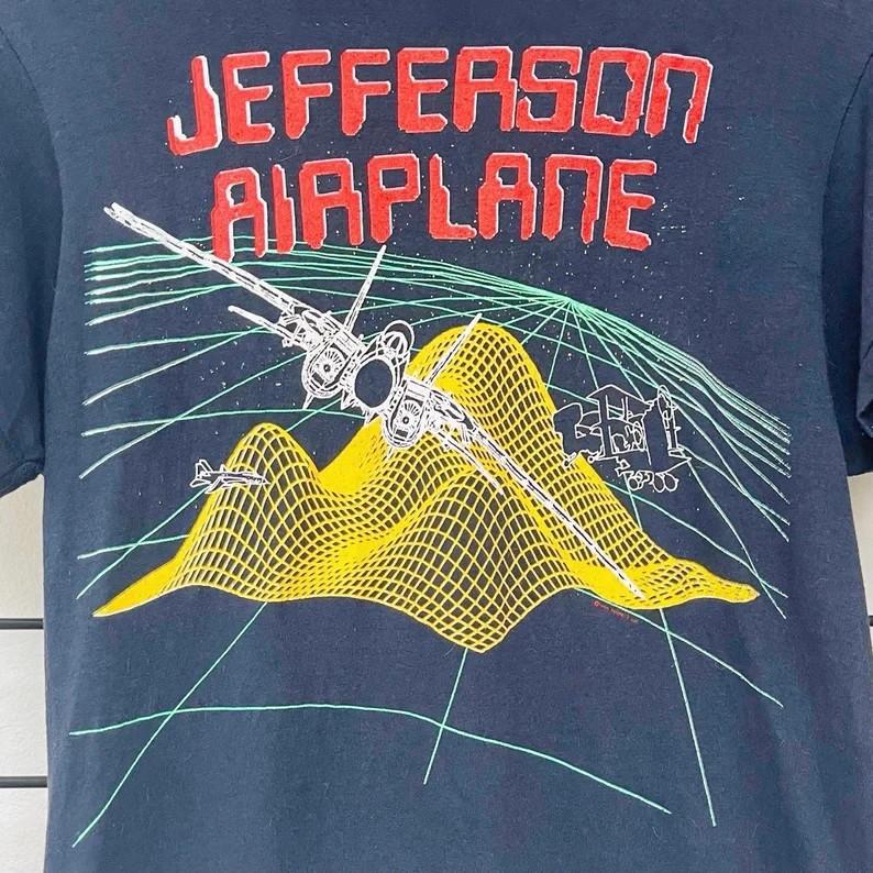Vintage 1989 Jefferson Airplane Tour T-Shirt AN62642 Unisex T-Shirt XXXXL