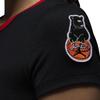 Jordan Logo Letter Print Color Block Round Neck Slim Fit Short Sleeve T-Shirt Women Tops Black HM4895010