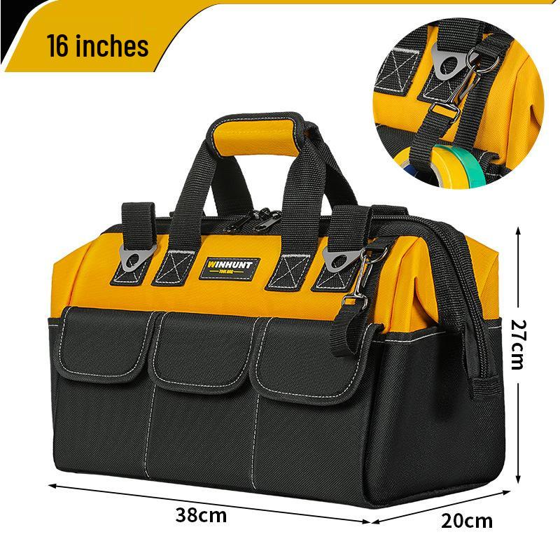 Portable Multifunctional Tool Bag: Durable, Wear-Resistant Canvas for Hardware Repairs and Electricians