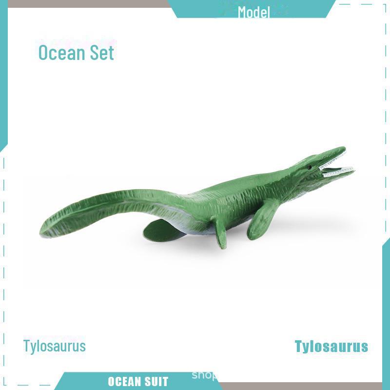 Marine Animal Model Set: Shark, Turtle, Dolphin, Whale, Penguin, Crab, and Seabed Creatures