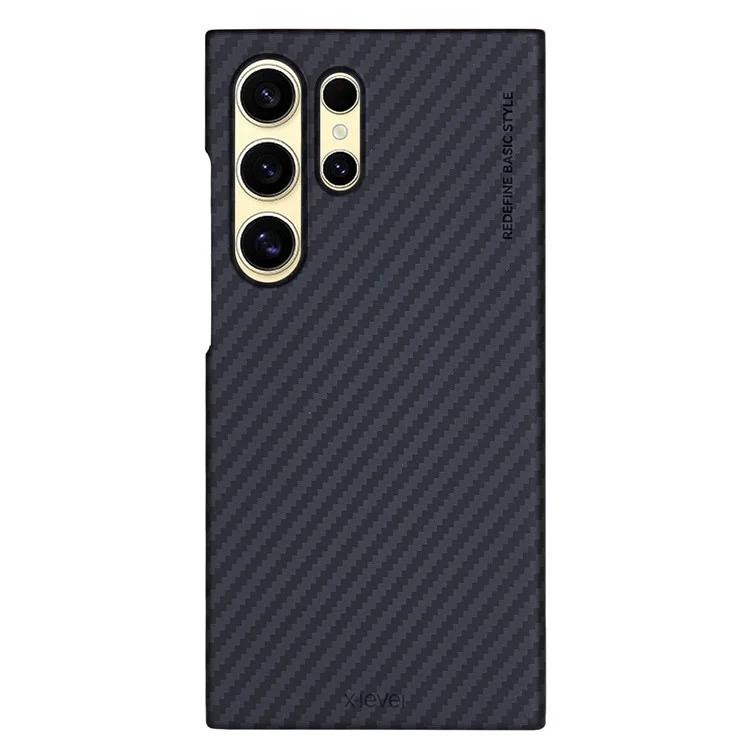 

Чехол X-LEVEL для Samsung Galaxy S24 Ultra, легкий, с текстурой из углеродного волокна