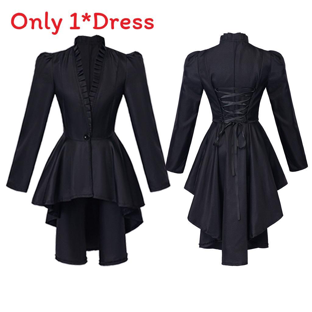 Lady Rinascimentale Steampunk Vittoriano Giacca Lunga Costume Gotico Per Artisti