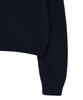 NOIRER FOR WOMAN Heavy Cotton Crop Knit (Navy)
