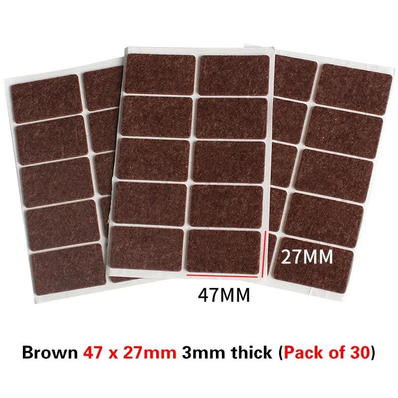 Thickened Self-adhesive Felt Chair Leg Pads Anti Slip Scratch Resistant Noise Resistant Floor Furniture Protection Pads Gaskets