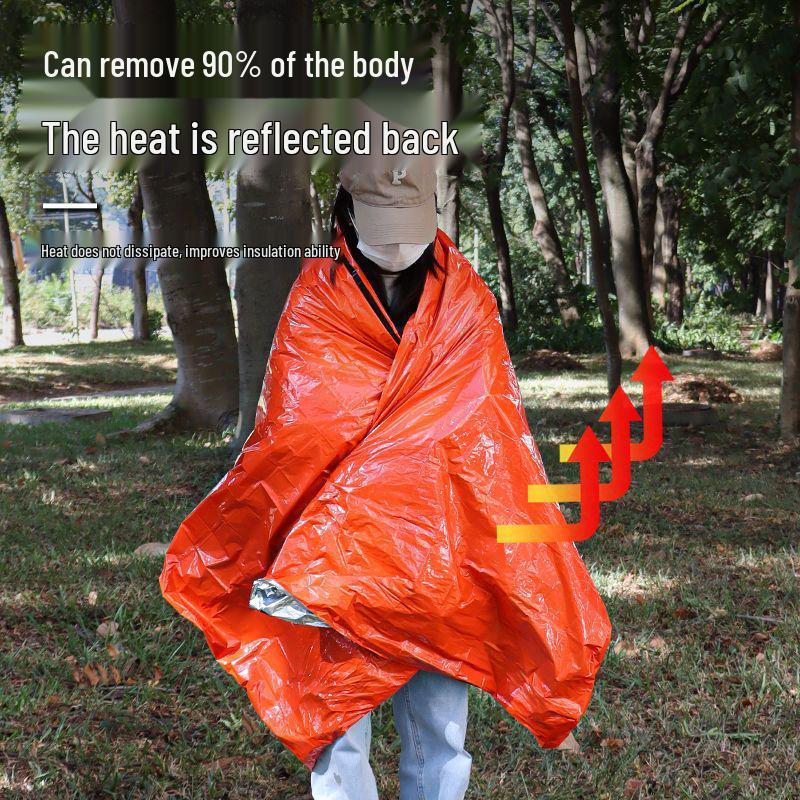 

Аварийный утепленный спальный мешок и светоотражающая палатка - Водонепроницаемый, влагостойкий, грязеотталкивающий Orange 1