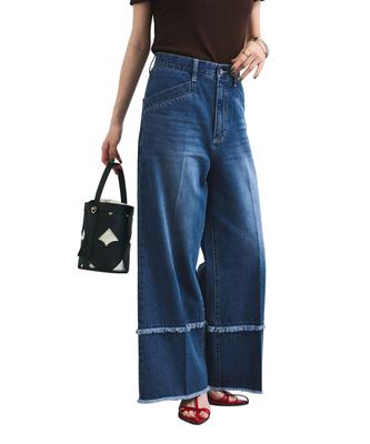 Fransen Bootcut Denim Blau S [BIS] (45)