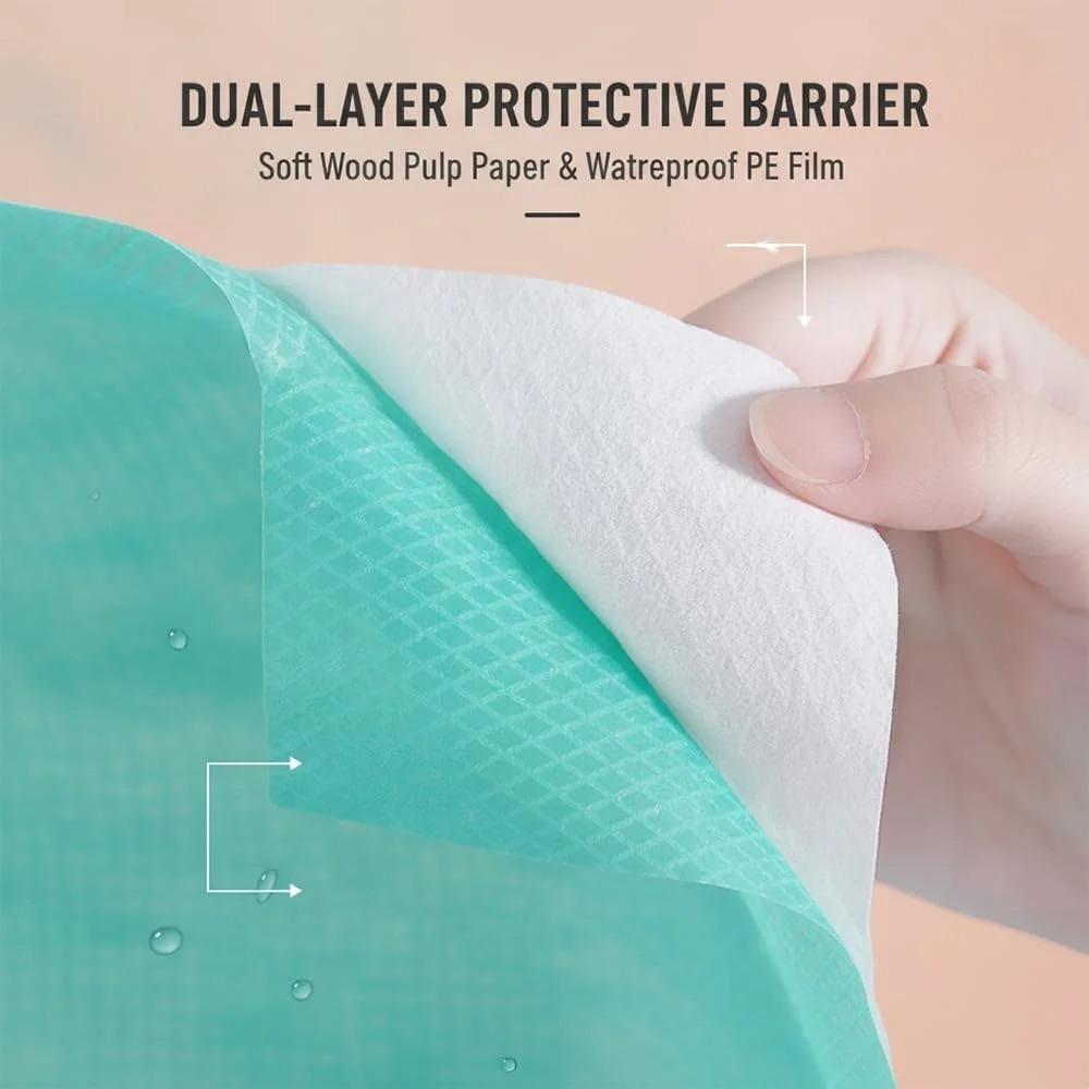 Disposable Toilet Seat Covers XL, Waterproof Individually Wrapped Travel Covers for Adults Kids Public Restroom Airplane Camping Potty Training