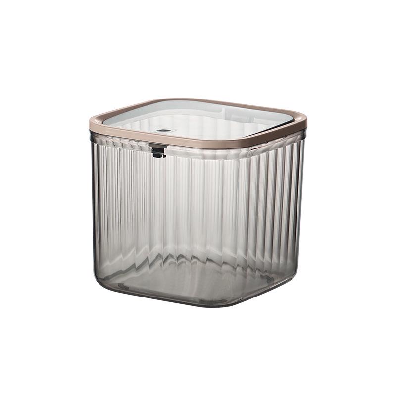 He Dou C Desktop Trash Can with Lid - Mini Paper Basket for Dining Table, Desk, or Dressing Table