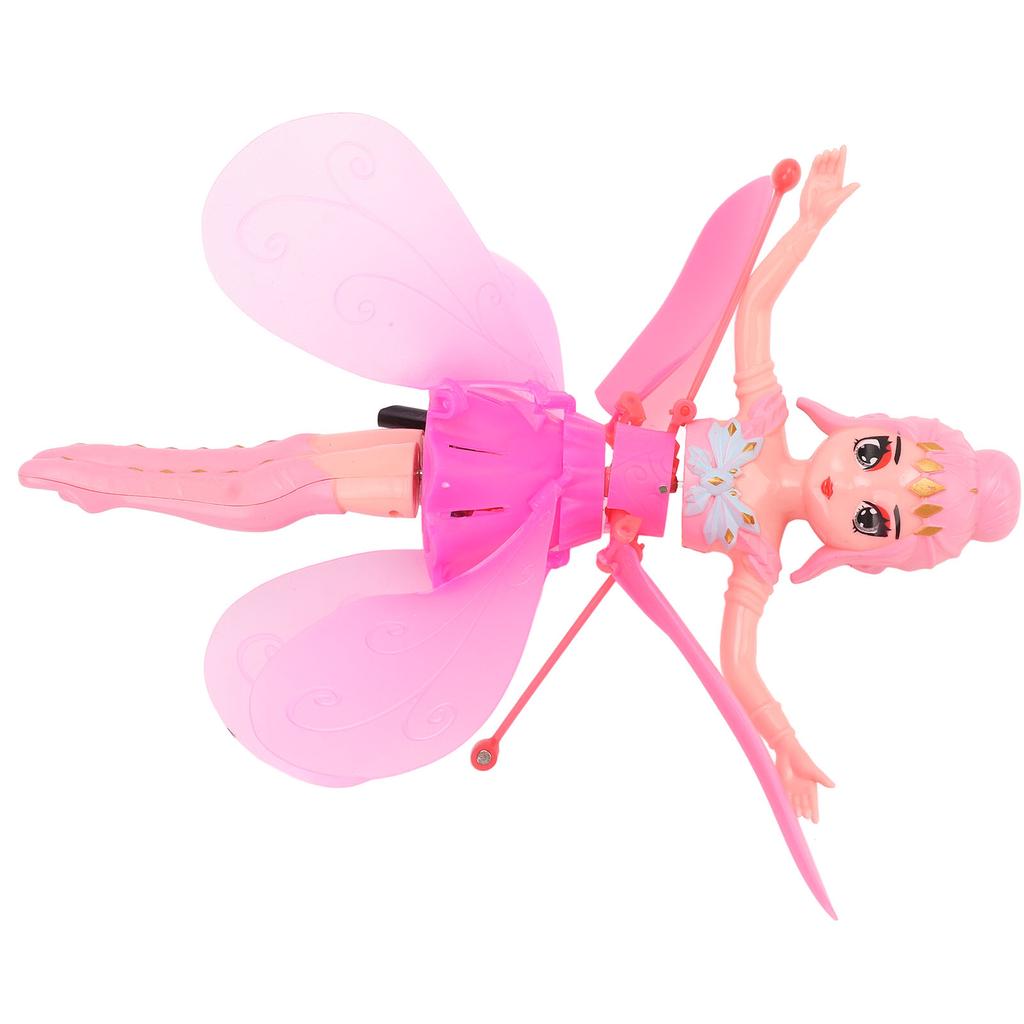 Flying Girls Toys Intelligent Induction Automatic Power Off Protection Flying Dolls for Beginner Kids Pink