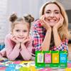 81pcs CVC Word Flip Charts Desktop Chart Card Set Interactive Spelling Game, Word Building Cards, Educational Spelling Toy, Literacy Learning Card