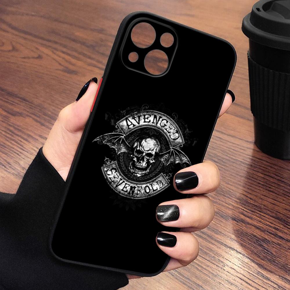 Avenged Sevenfold Band Phone Case FOR IPhone 15 14 11 12 Pro 13 16 Pro MAX XR XS Shockproof Armor Matte Cover