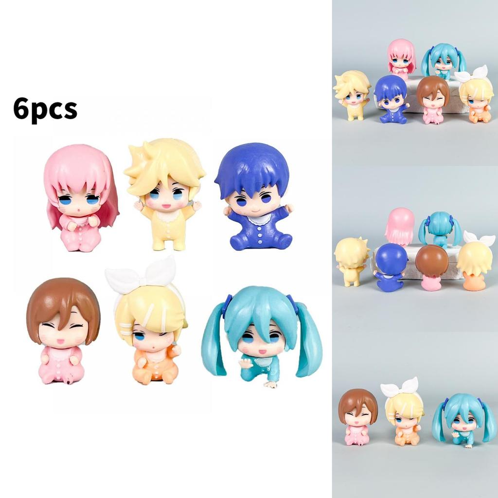 Hatsune Miku Pvc Series Of Small Figures With Assembleable Design For Anime Fans