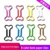 Creative Cartoon-Shaped Bone Colored Paper Clips In Plastic Box