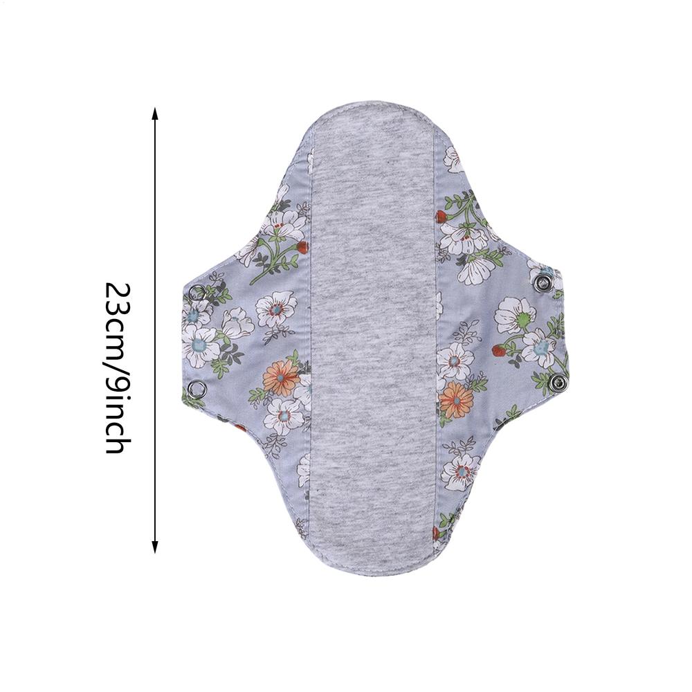 Period Pads Cotton Reusable Menstrual Pads Colored Cotton Washable Sanitary Napkin Menstrual Cotton Cloth Nursing Pads