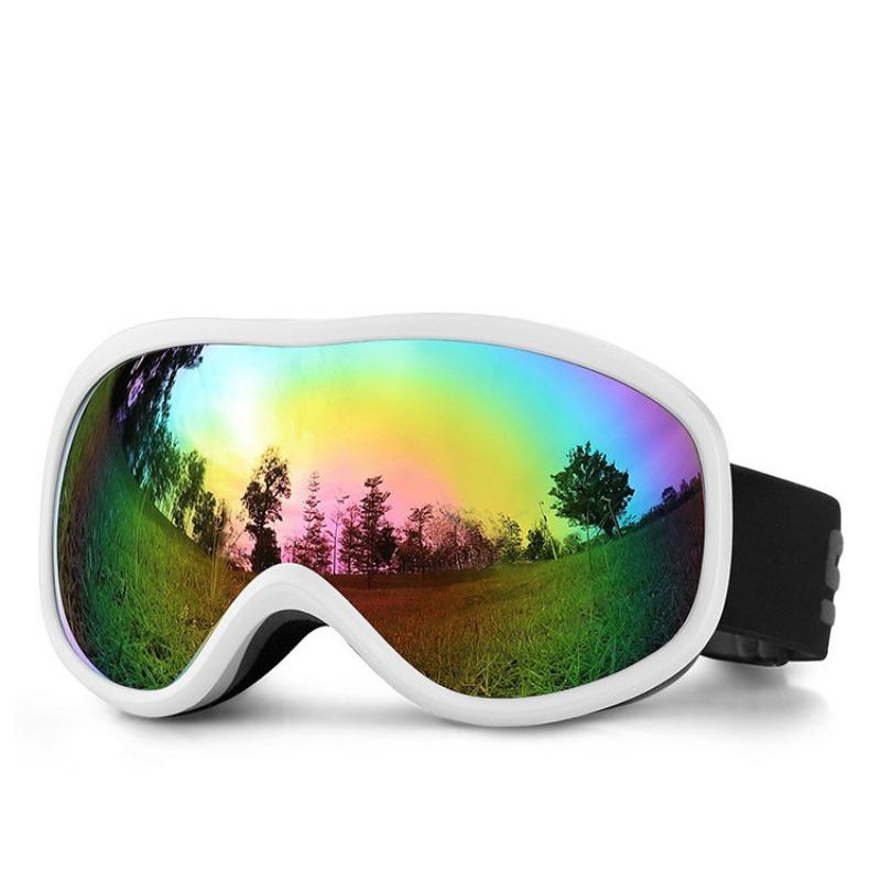 Doppellinsen Anti-Beschlag Skibrille Weites Sichtfeld Snowboardbrille für Erwachsene mit OTG-Kompatibilität Winddichter Schutz