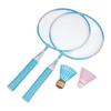KAISER Wakuwaku Kids Badminton Set KW-597 with Shuttle Blue Racket/Approx. 225 X 28 X 445mm Shuttle/Approx. 65 X 65 X 75mm