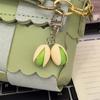 Adorable Pistachios Key Organizers Charming Pistachios Key Chain Pendant Accessory Stylish Key Rings for Bags Purses