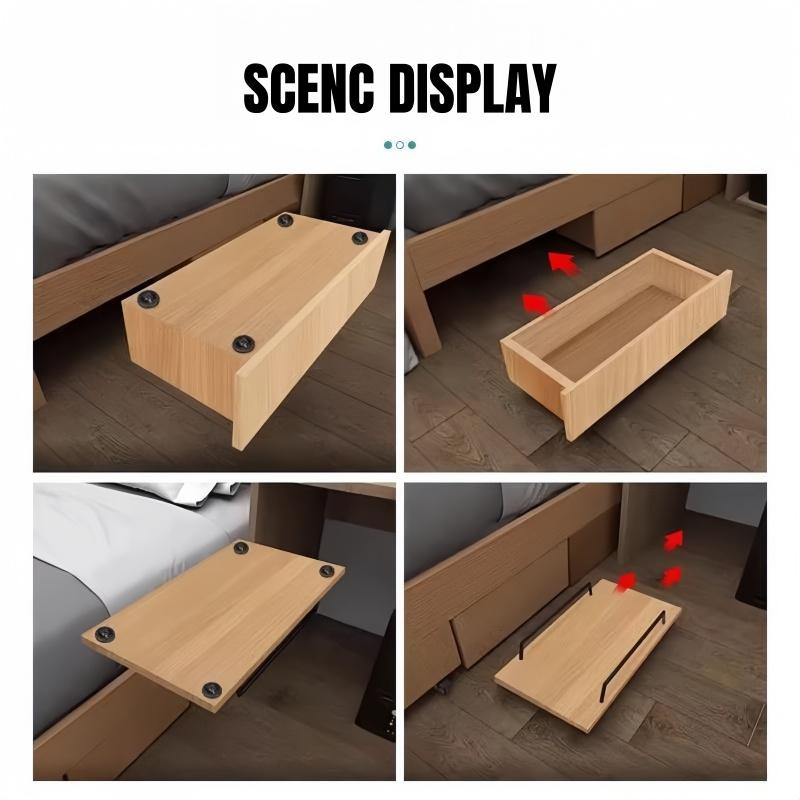 4pcs Invisible Universal Slotted Wheel 360 Degree Rotation Caster Smooth Quiet for Home&Office Furniture Bottom Push-pull Moving