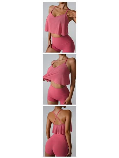 Γυναικείο Αθλητικό Αμάνικο Φανελάκι Διχτυωτό Γρήγορου Στεγνώματος: Ελαφρύ Ποδηλατικό Μπλουζάκι Γιόγκα με Επένδυση