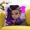 Game Jetpack Cat Sombra Overwatch Various Sizes Square Pillow Case For Car Home Bedchamber Decor