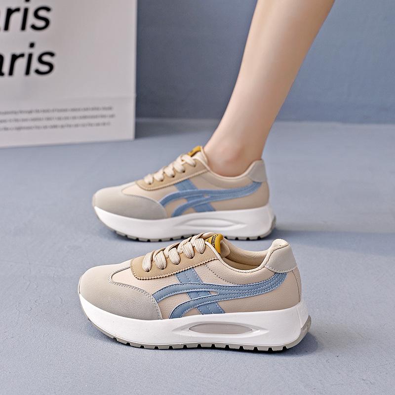 Ins Board Shoes Women's Korean Version of Dad Shoes Women's 2025 Autumn New Female Student Sports Shoes Little White Shoes KT-2692