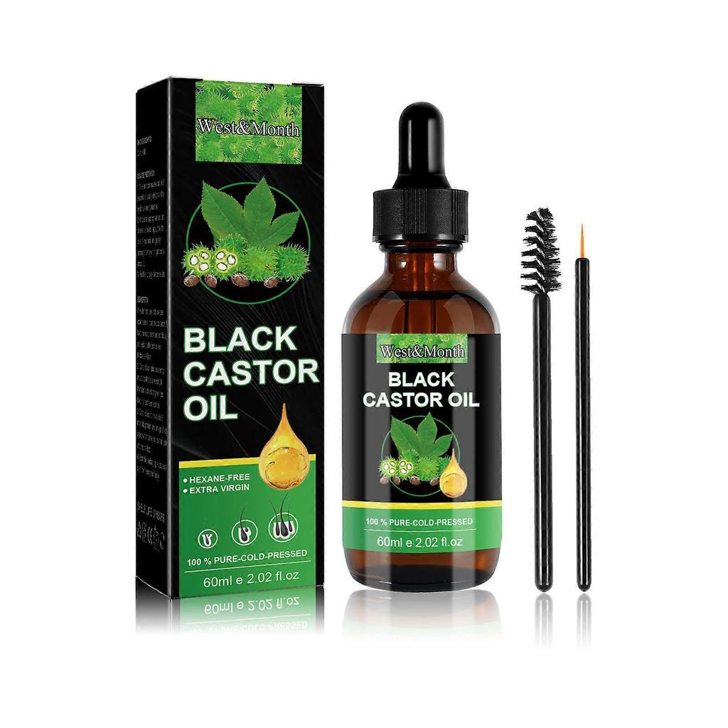 Rizinusöl Haarflüssigkeit nährend für Haarwurzeln Haarpflegeflüssigkeit 60ml