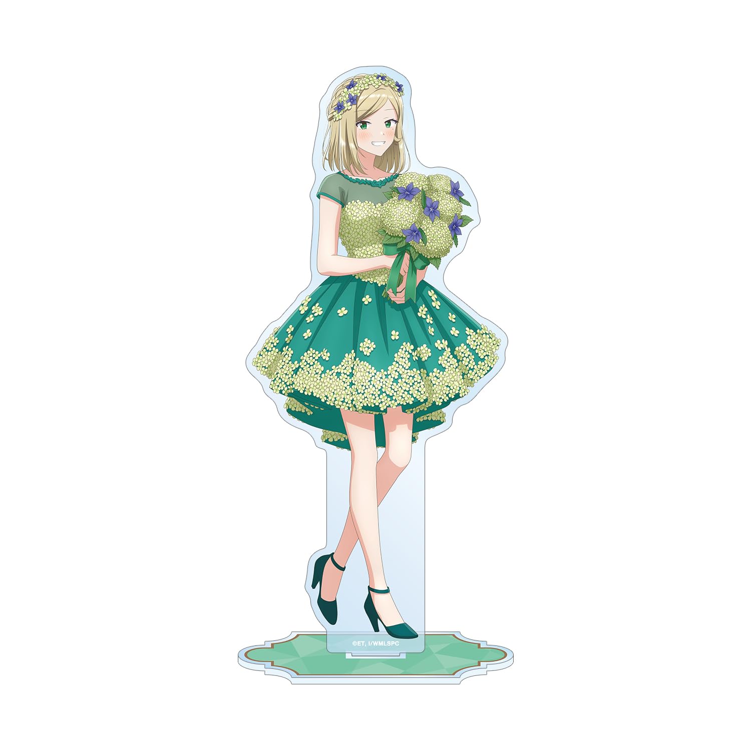 

TV anime Love Like a Original illustration of Aki Mizuguchi in a petal dress Big acrylic stand Sing Whisper ver.