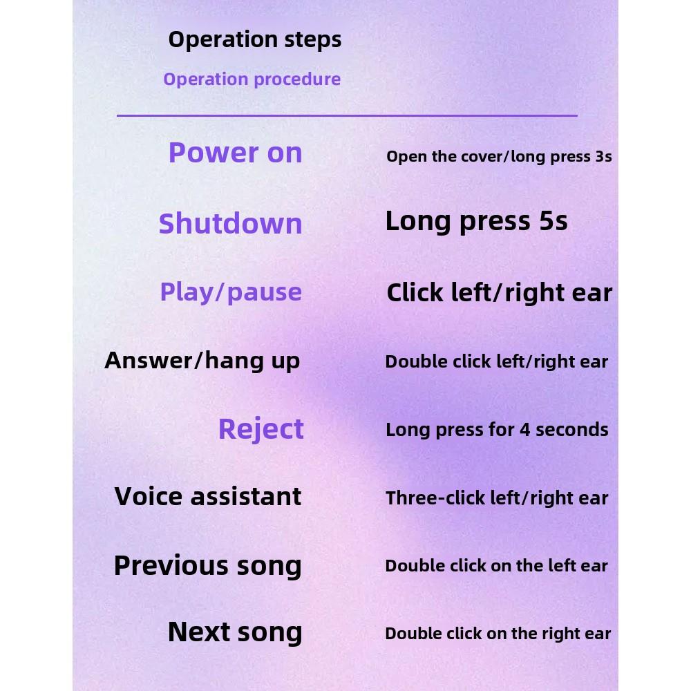 Bluetooth Headset Wireless Earless Bluetooth Headset Hanging Ear OWS
