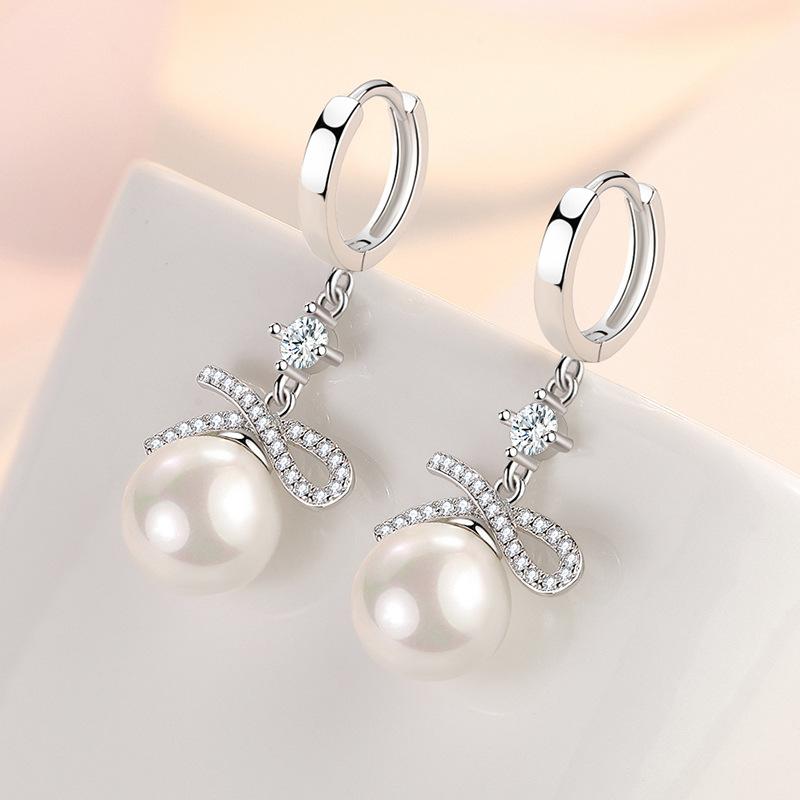 Lindon Copper Alloy Zircon Earrings Drop Earrings For Women Wedding Party Gifts