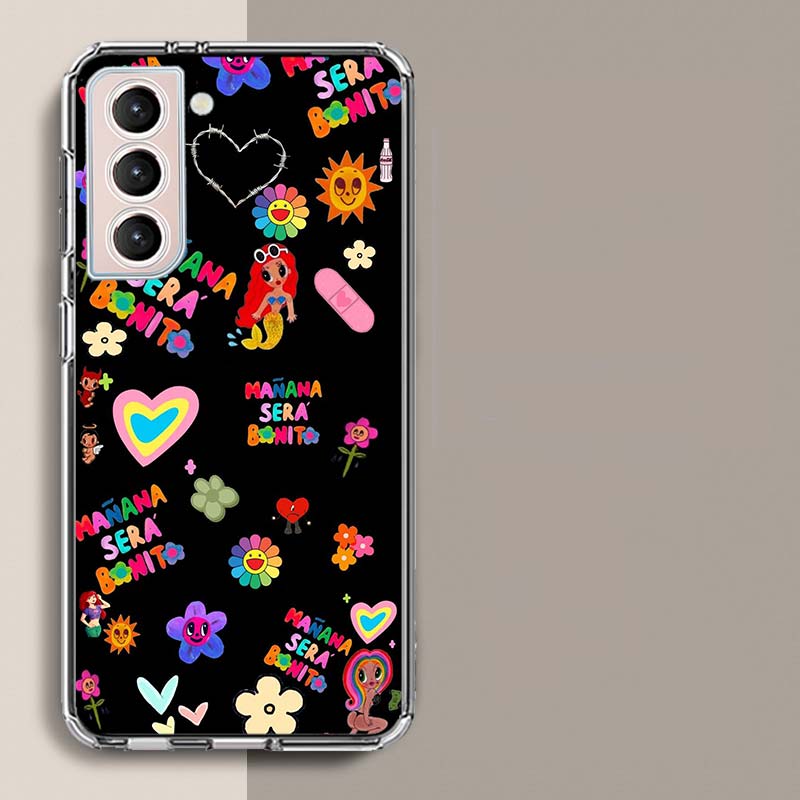 Karol G M-Manana Sera B-Bonito Phone Case For Samsung Galaxy S25 Edge S24 S23 FE S21 S20 Plus S22 S26 Ultra Cover Clear Cases TP